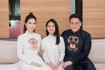 Con gái 11 tuổi xinh đẹp, cao 1m60 của diễn viên Minh Tiệp