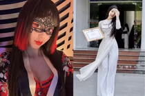 Vẻ gợi cảm của mỹ nữ mang mặt nạ trong “Biệt dược đen“