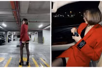 Hạ Vi gợi cảm xuất thần, lộ diện bên trai lạ hậu tin đồn sinh con