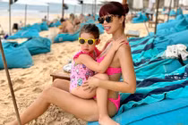 Con gái siêu mẫu Hà Anh mới 4 tuổi đã “cao ơi là cao“