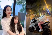 Con gái Diệp Lâm Anh khuôn mặt y hệt bố, chân dài giống mẹ