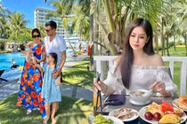 Hà Anh khoe ảnh gia đình, Đào Lan Phương tâm niệm