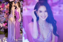 Ngọc Trinh diện đầm xuyên thấu, chu môi khoe dáng nuột