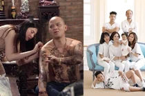 Cuộc sống đông con hạnh phúc của Chiến “chó” trong “Hương vị tình thân“