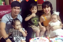 Ca sĩ Lý Hải đón sinh nhật hạnh phúc bên vợ con