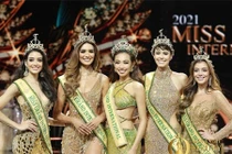 Đọ sắc Hoa hậu Hòa bình Quốc tế Thùy Tiên và dàn á hậu 