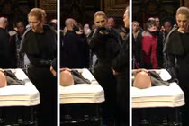 Celine Dion đau xót tiễn biệt chồng trong lễ tang