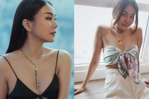 Thời trang gợi cảm hết nấc khéo khoe vòng 1 của Thanh Hằng