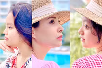 Hai con gái nhà Thúy Hạnh - Minh Khang phổng phao, ra dáng thiếu nữ