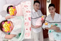 Ngắm cặp song sinh của Hà Trí Quang và người yêu đồng giới