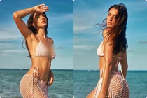 Mẫu nữ Florida “đốt mắt” với “hông quả táo” lôi cuốn mê người