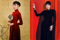 Thuỳ Tiên mặc áo dài truyền thống, Hương Giang lạ lẫm với tóc ngắn