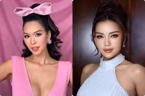 Hot face sao Việt: Siêu mẫu Hà Anh diện áo khoét ngực sâu