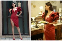 Trần Tiểu Vy khoe 3 vòng đẹp ngất ngây với váy bó, xẻ đùi cao