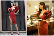 Trần Tiểu Vy khoe 3 vòng đẹp ngất ngây với váy bó, xẻ đùi cao