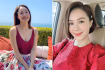 Hồng Diễm “Hướng dương ngược nắng” trẻ xinh phát hờn ở tuổi U40
