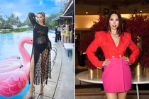 Siêu mẫu Hà Anh tự tin khoe body dù bụng bầu 5 tháng