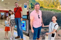 Lan Phương bị “dìm hàng” trong loạt ảnh bên chồng Tây cao hơn 2m