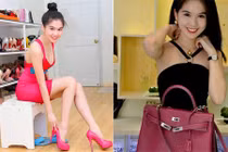 Túi xách, giày hàng hiệu của “nữ hoàng nội y” Ngọc Trinh
