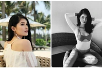 Á hậu Thùy Dung khoe trọn thân hình gợi cảm với bikini
