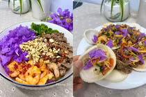 Cách làm gỏi hoa bằng lăng - món ăn “đu trend” đang hot rần rần