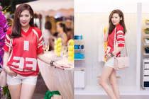 Á hậu Dương Tú Anh trẻ trung trong trang phục thể thao