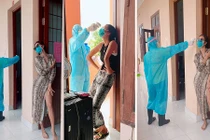 "Lầy" như Võ Hoàng Yến, Minh Tú cách ly vẫn "tạo dáng cho sang"