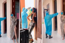 "Lầy" như Võ Hoàng Yến, Minh Tú cách ly vẫn "tạo dáng cho sang"