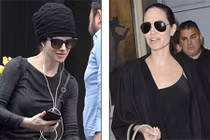 Tình mới của Brad Pitt lộ diện với phong cách giống Angelina Jolie