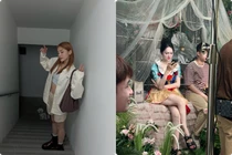 Hot face sao Việt: Hoa hậu Kỳ Duyên pose dáng cùng cún cưng