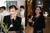 Hot face sao Việt: Lan Khuê ăn mặc sang chảnh đi sự kiện