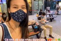 Xúc động khoảnh khắc Hoàng Oanh và con trai đoàn tụ chồng Tây