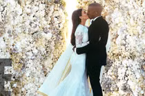 Cận cảnh đám cưới Kim-Kanye