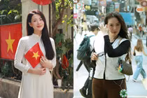 Hot face sao Việt: Minh Trang diện áo dài trắng đẹp tinh khôi