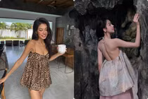 Thảo Nhi Lê gợi cảm ở Bali, Hoa hậu Thanh Thuỷ khoe lưng trần