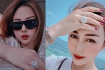 Thú vui giống bà Phương Hằng, mỹ nhân “Kem xôi” khoe kim cương đầy tay