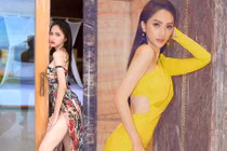 Thót tim váy áo gợi cảm xẻ sâu hun hút của Hương Giang Idol