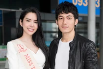 Liên Bỉnh Phát tiễn Huỳnh Vy đi thi Miss Tourism Queen Worldwide