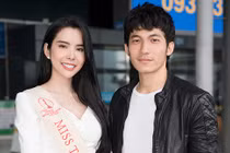 Liên Bỉnh Phát tiễn Huỳnh Vy đi thi Miss Tourism Queen Worldwide