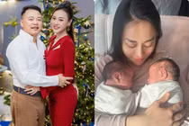 Cặp song sinh nhà Phương Oanh - Shark Bình gây sốt 