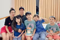 Bất ngờ cuộc sống giản dị của 4 con nhà Lý Hải - Minh Hà