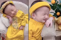 Hà Trí Quang và người yêu đồng giới khoe rõ mặt con song sinh