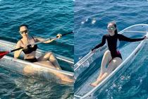 Minh Hằng diện bikini khoe vóc dáng “đồng hồ cát” hậu sinh con 