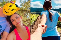 Siêu mẫu Võ Hoàng Yến khoe ảnh tình tứ với bạn trai bên Mỹ