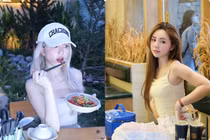 Hot face sao Việt: Ngọc Trinh xuất hiện với tóc nhuộm màu bạch kim