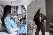 Đàm Thu Trang tự tin khoe dáng sau một tháng sinh con