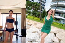 Xuýt xoa vòng 2 săn chắc, nổi cơ của Thu Minh