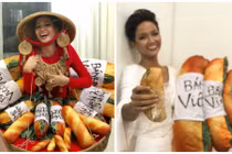 H'Hen Niê “nhí nhố” trong hậu trường chọn trang phục thi Miss Universe 