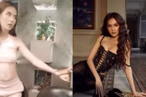 Vừa lộ bụng tròn ngấn mỡ, Ngọc Trinh đã gợi cảm nhức mắt