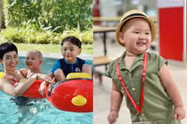 Vẻ đáng yêu gây nghiện của con trai Trà My Idol